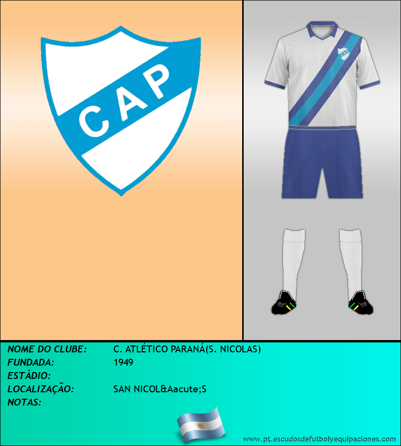 Escudo de C. ATLÉTICO PARANÁ(S. NICOLAS)