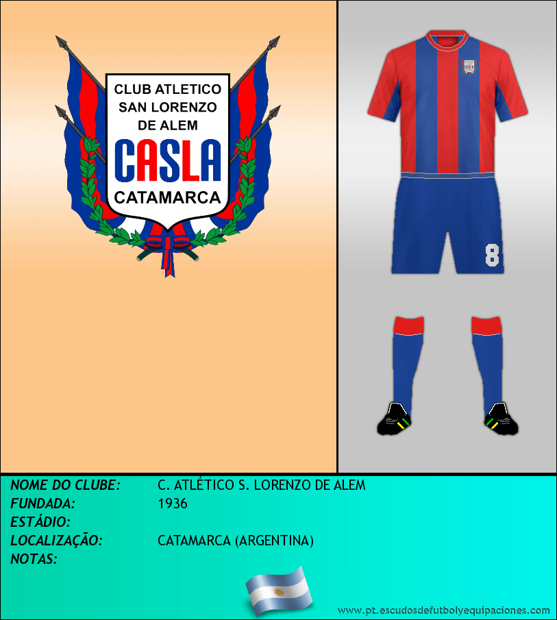 Escudo de C. ATLÉTICO S. LORENZO DE ALEM
