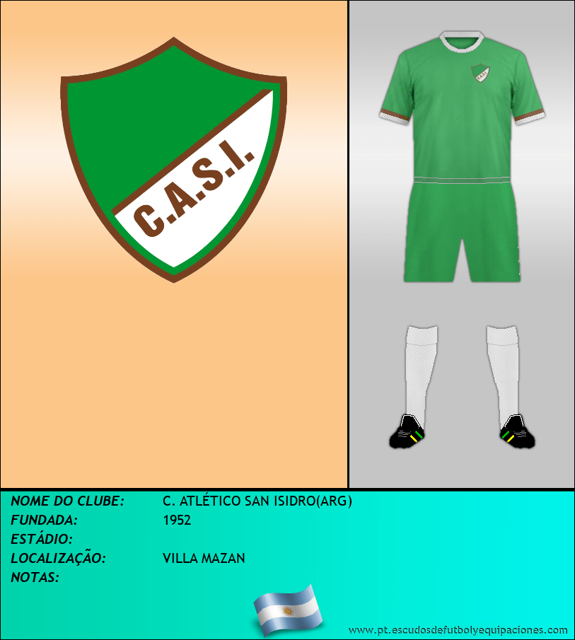 Escudo de C. ATLÉTICO SAN ISIDRO(ARG)