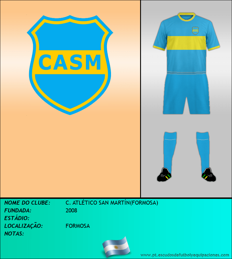 Escudo de C. ATLÉTICO SAN MARTÍN(FORMOSA)