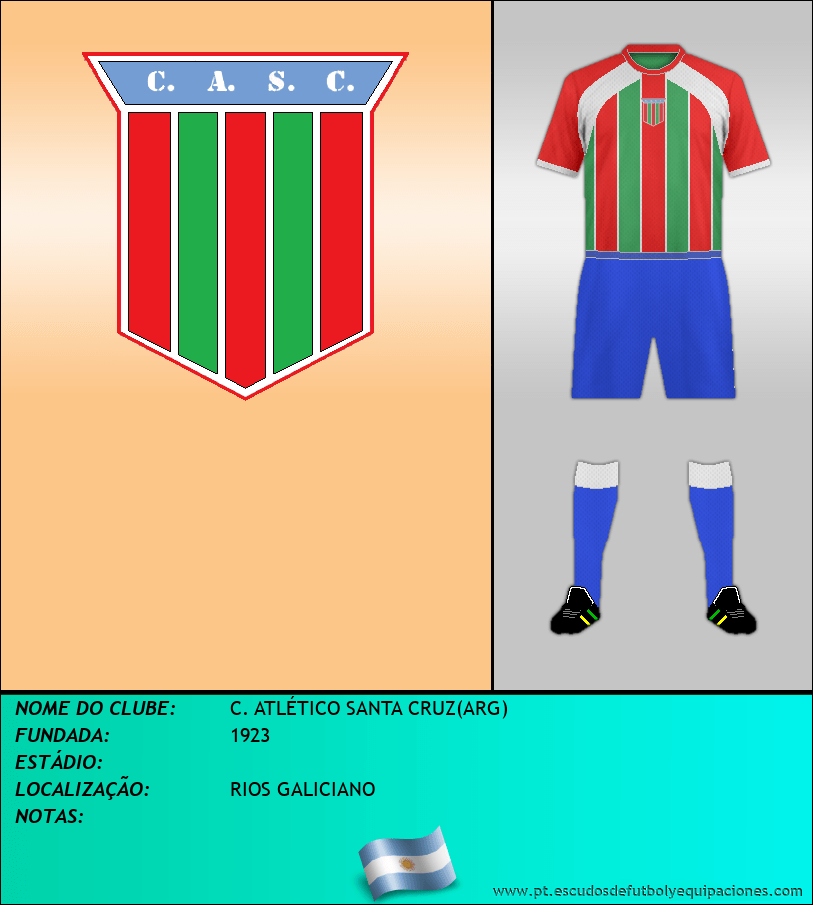 Escudo de C. ATLÉTICO SANTA CRUZ(ARG)
