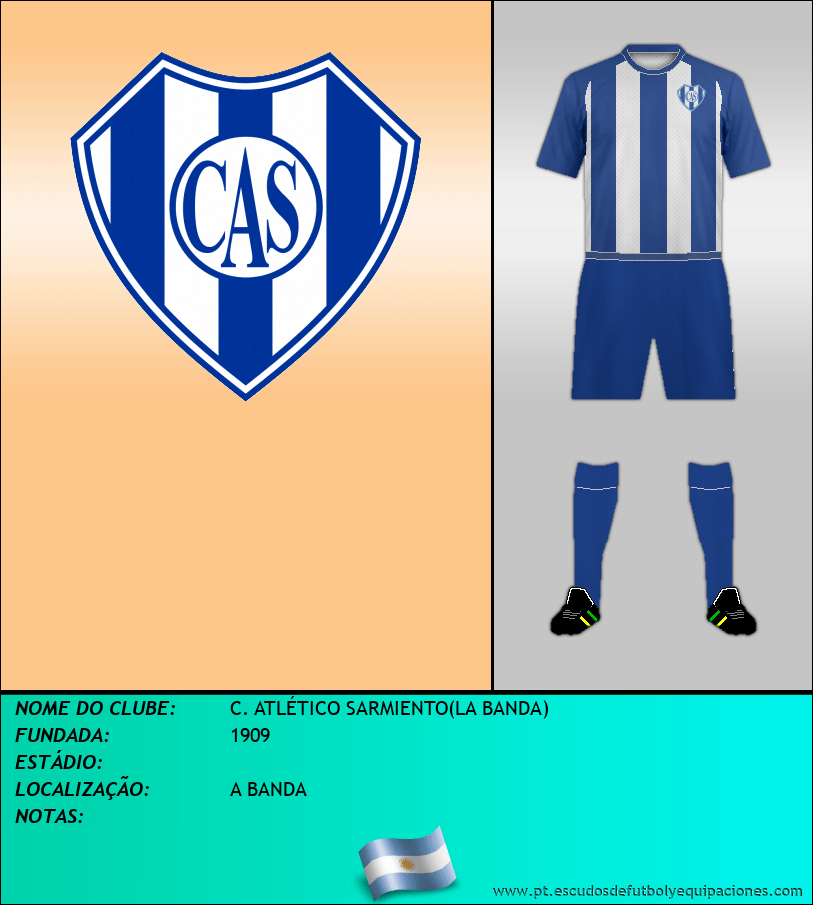 Escudo de C. ATLÉTICO SARMIENTO(LA BANDA)