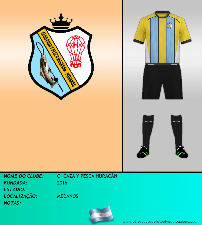 Escudo de C. CAZA Y PESCA HURACÁN