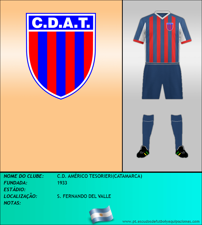 Escudo de C.D. AMÉRICO TESORIERI(CATAMARCA)