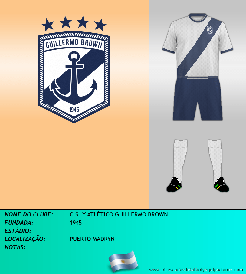 Escudo de C.S. Y ATLÉTICO GUILLERMO BROWN