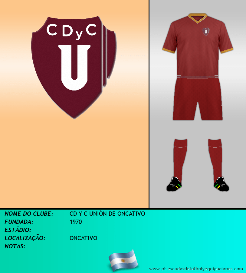Escudo de CD Y C UNIÓN DE ONCATIVO