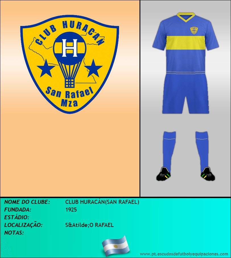 Escudo de CLUB HURACÁN(SAN RAFAEL)