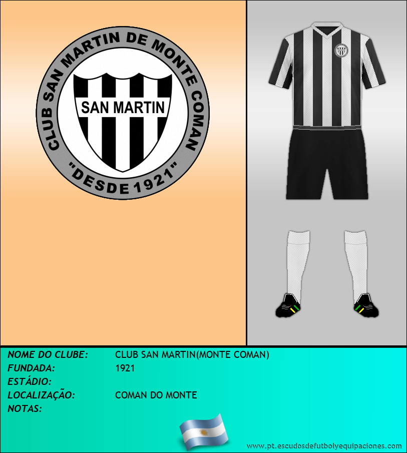 Escudo de CLUB SAN MARTIN(MONTE COMAN)
