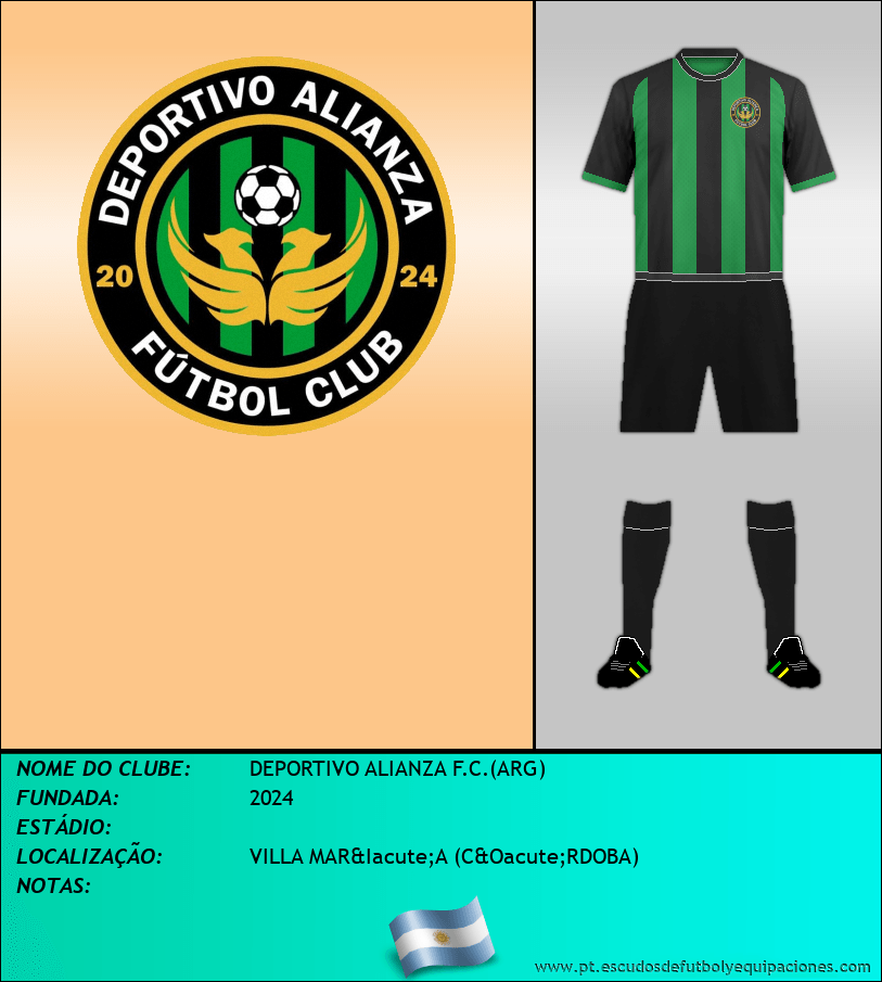 Escudo de DEPORTIVO ALIANZA F.C.(ARG)