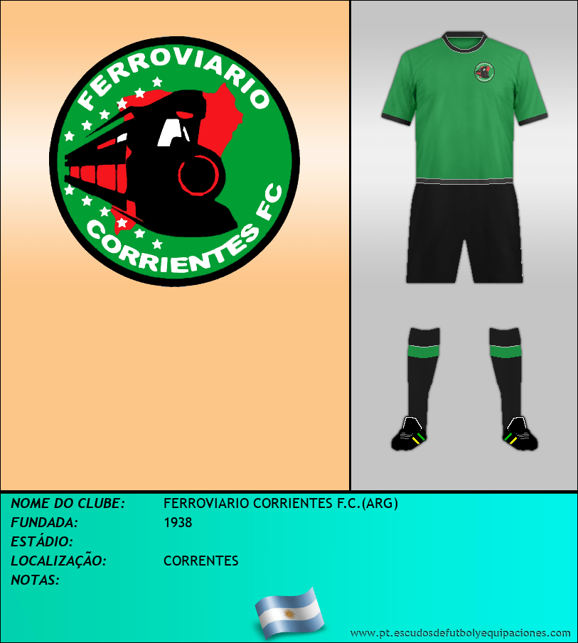 Escudo de FERROVIARIO CORRIENTES F.C.(ARG)