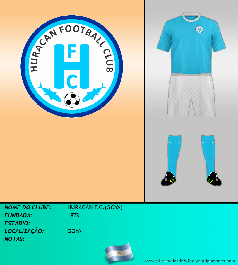Escudo de HURACÁN F.C.(GOYA)