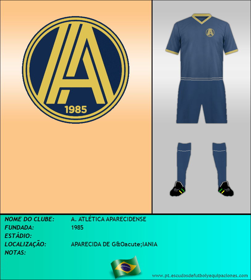 Escudo de A. ATLÉTICA APARECIDENSE