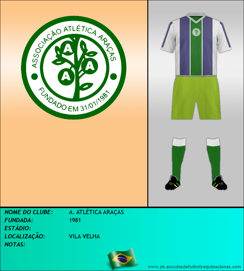 Escudo de A. ATLÉTICA ARAÇAS