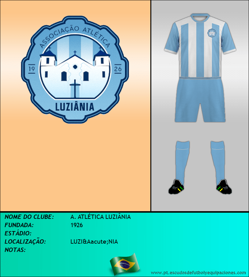 Escudo de A. ATLÉTICA LUZIÂNIA