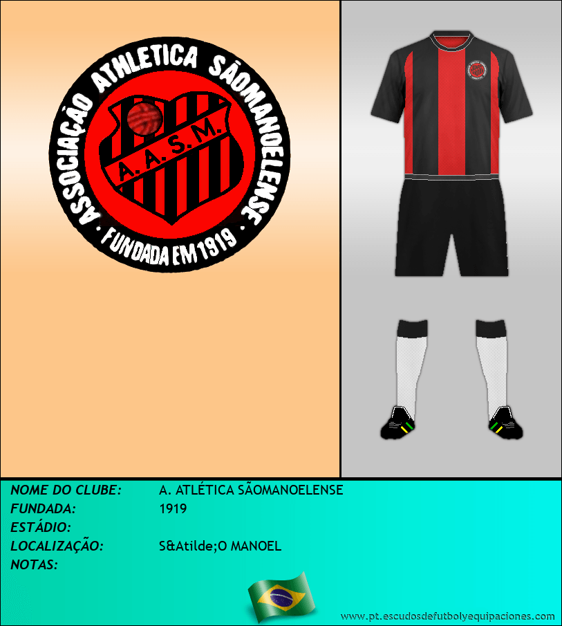 Escudo de A. ATLÉTICA SÃOMANOELENSE