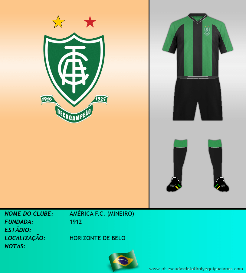 Escudo de AMÉRICA F.C. (MINEIRO)