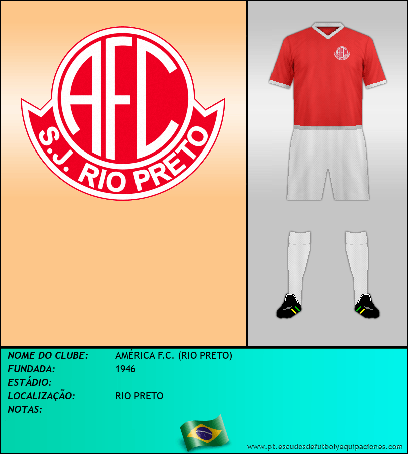 Escudo de AMÉRICA F.C. (RIO PRETO)