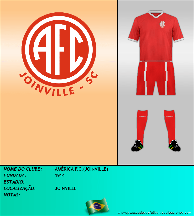 Escudo de AMÉRICA F.C.(JOINVILLE)