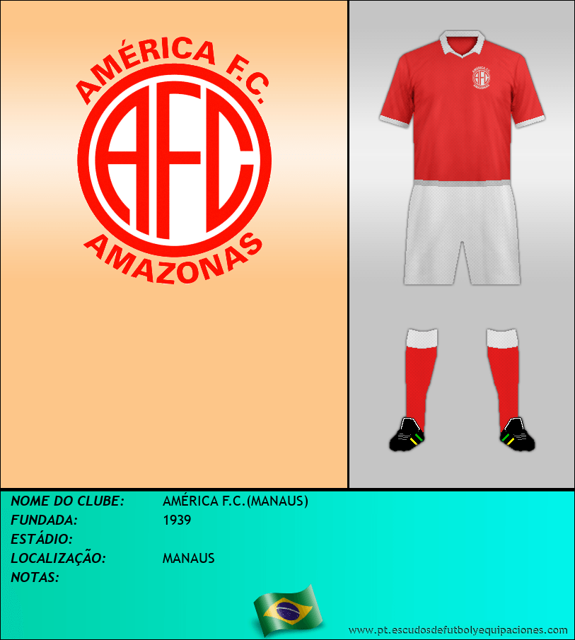 Escudo de AMÉRICA F.C.(MANAUS)