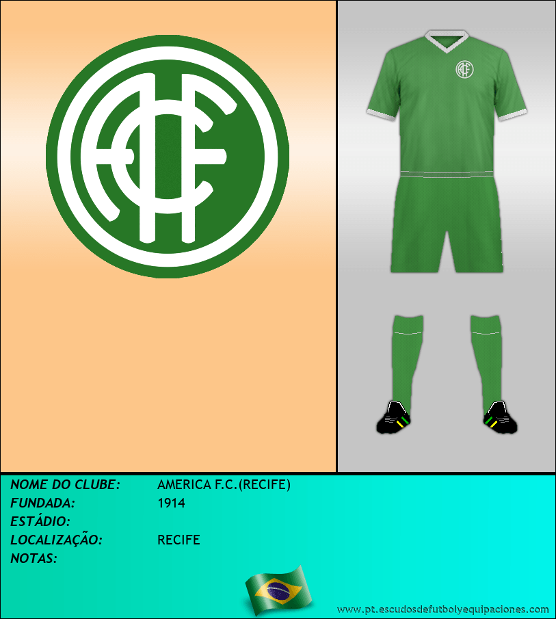 Escudo de AMERICA F.C.(RECIFE)