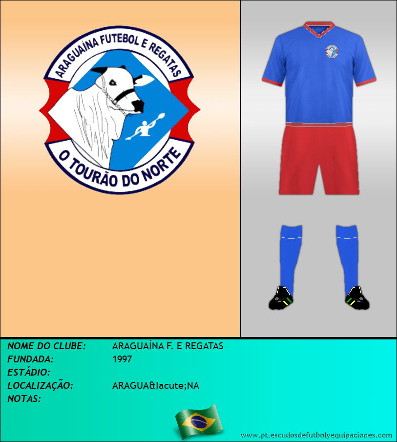 Escudo de ARAGUAÍNA F. E REGATAS