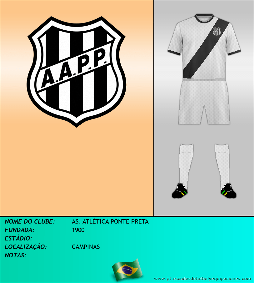 Escudo de AS. ATLÉTICA PONTE PRETA