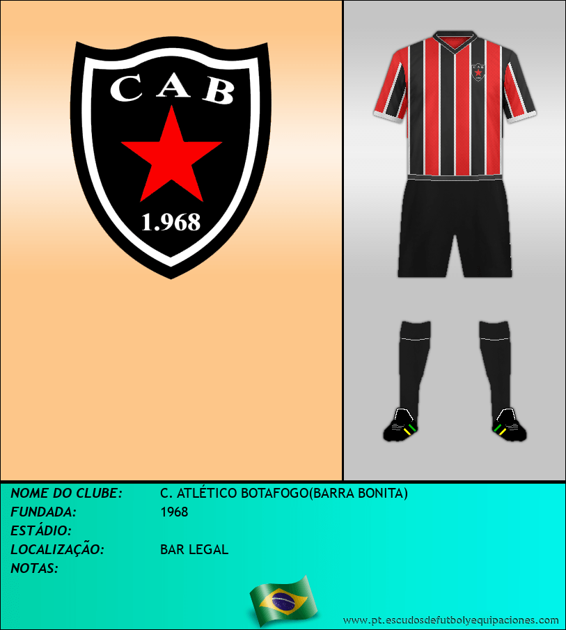 Escudo de C. ATLÉTICO BOTAFOGO(BARRA BONITA)