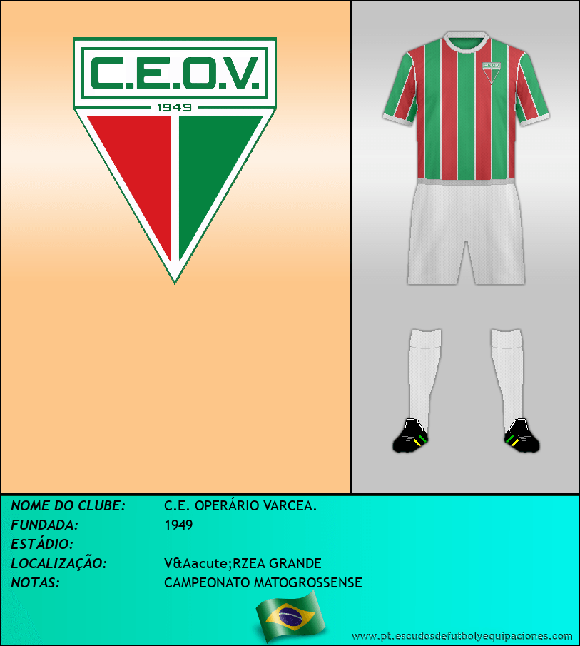 Escudo de C.E. OPERÁRIO VARCEA.