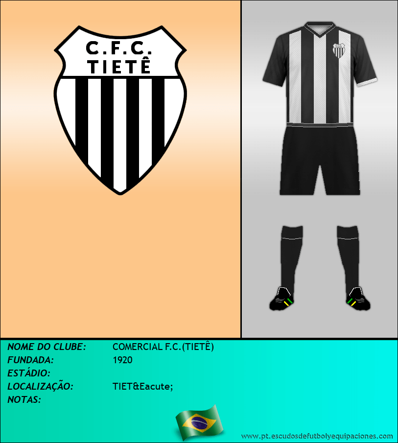 Escudo de COMERCIAL F.C.(TIETÊ)