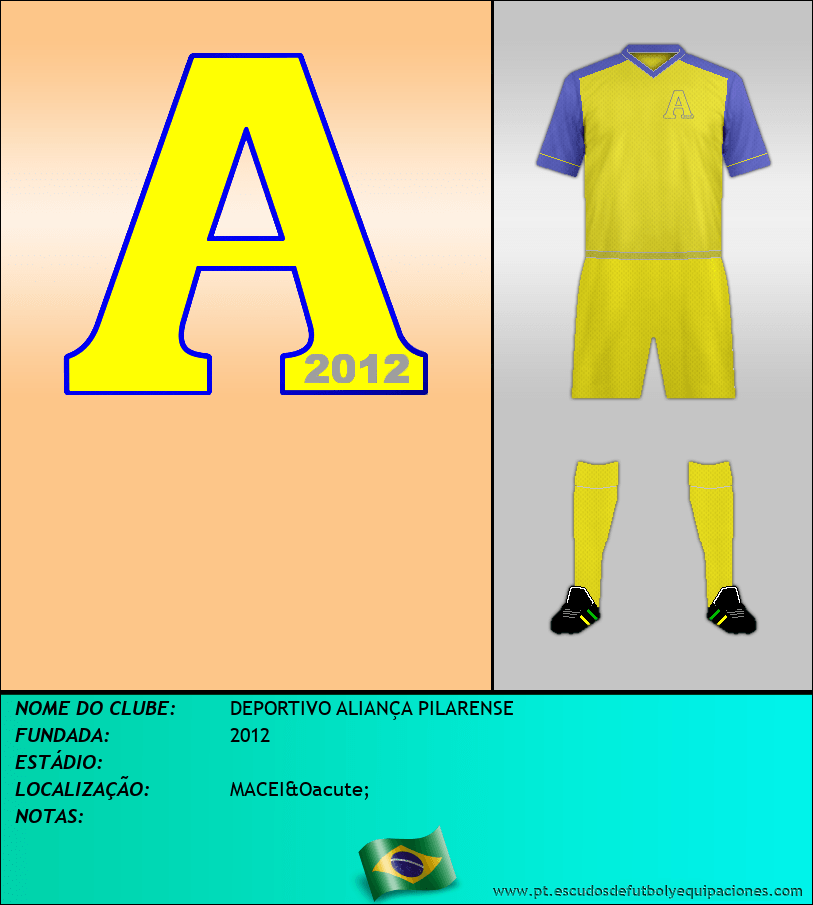 Escudo de DEPORTIVO ALIANÇA PILARENSE