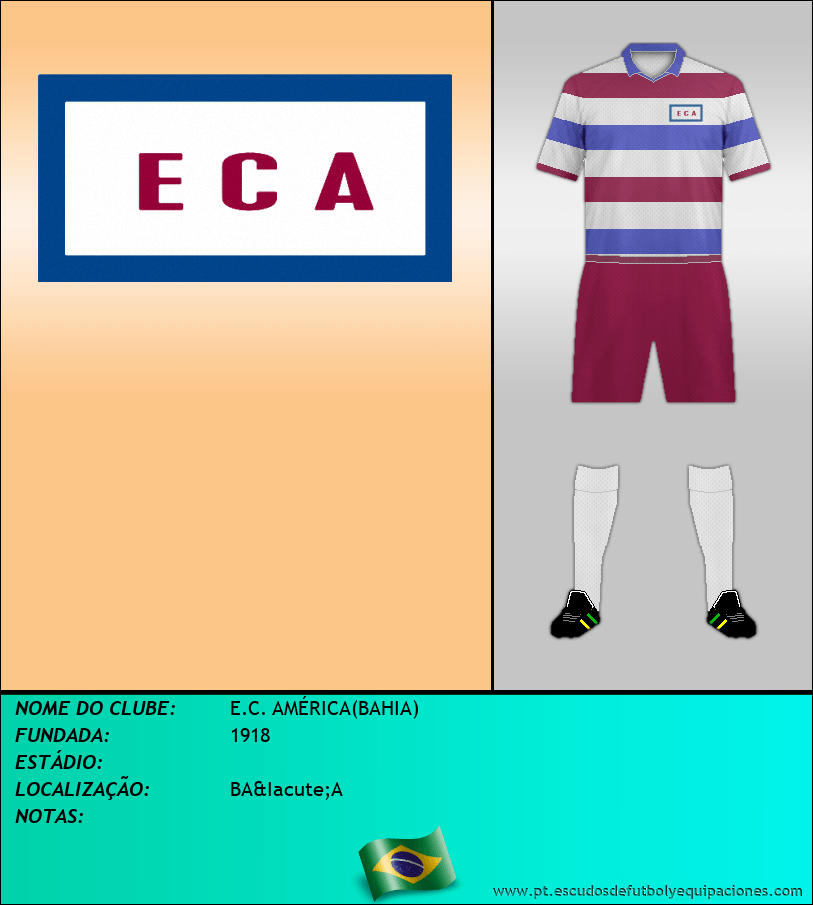 Escudo de E.C. AMÉRICA(BAHIA)