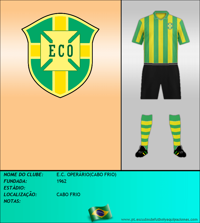 Escudo de E.C. OPERÁRIO(CABO FRIO)