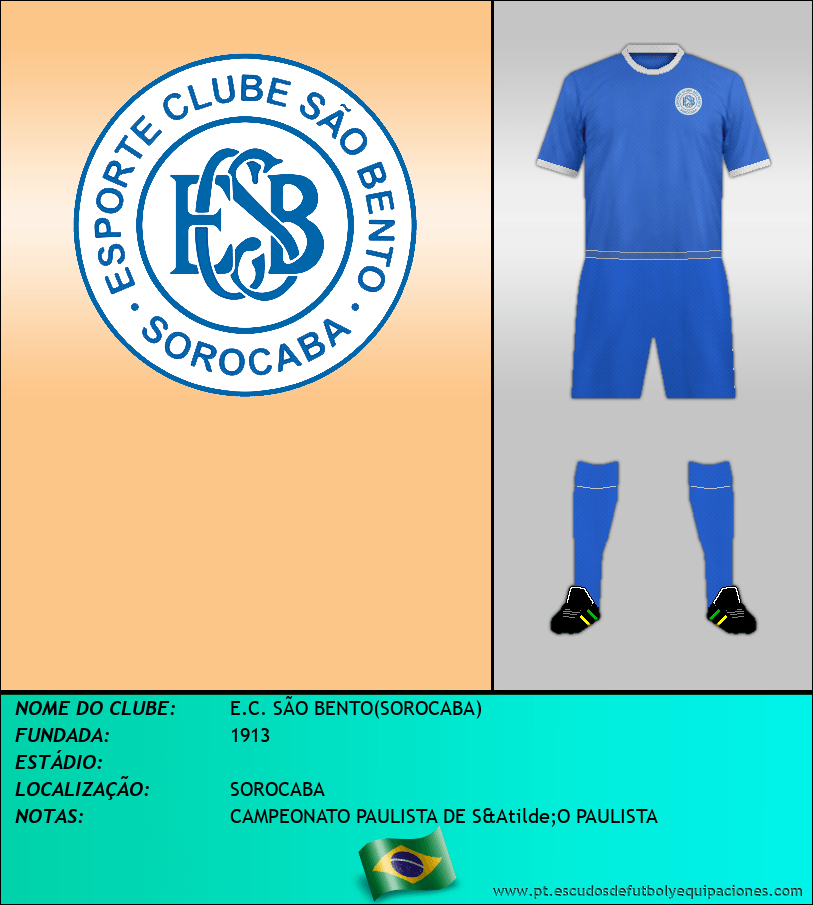 Escudo de E.C. SÃO BENTO(SOROCABA)