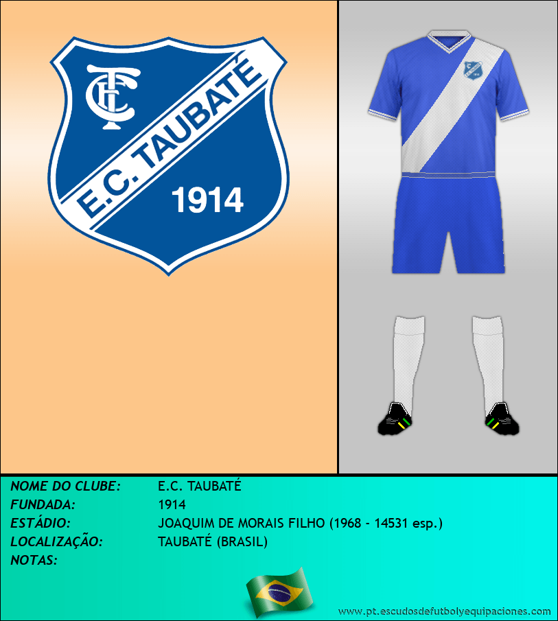 Escudo de E.C. TAUBATÉ