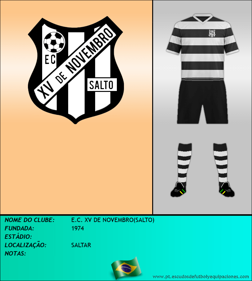 Escudo de E.C. XV DE NOVEMBRO(SALTO)
