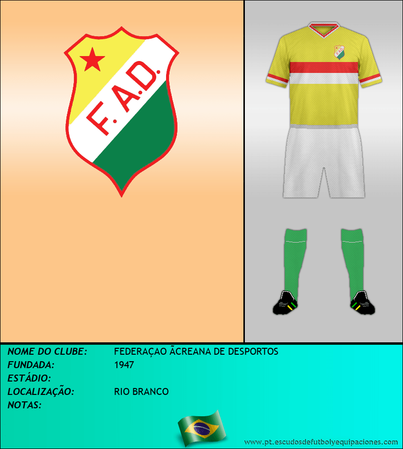 Escudo de FEDERAÇAO ÃCREANA DE DESPORTOS 