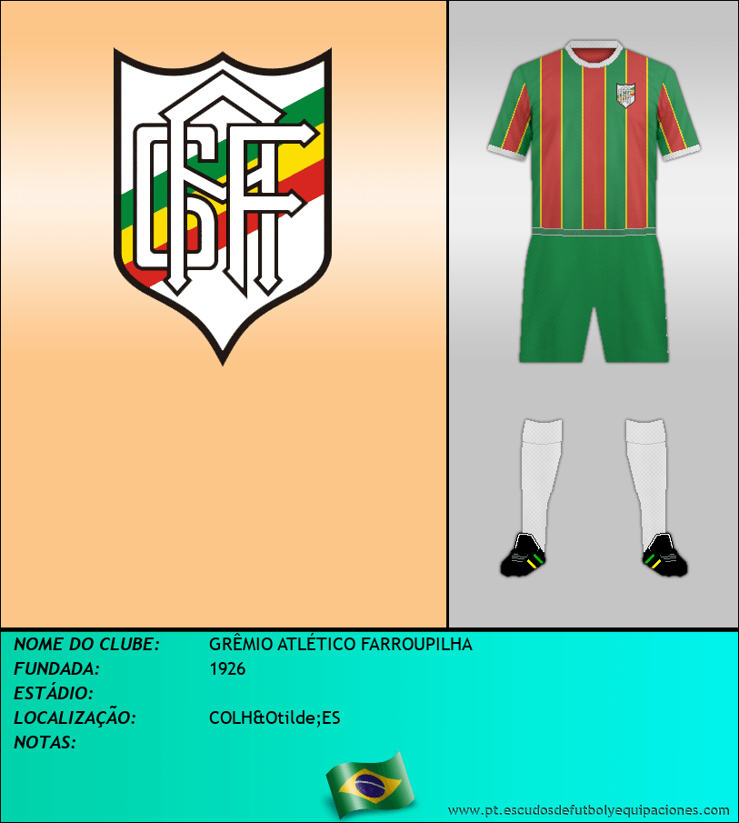 Escudo de GRÊMIO ATLÉTICO FARROUPILHA