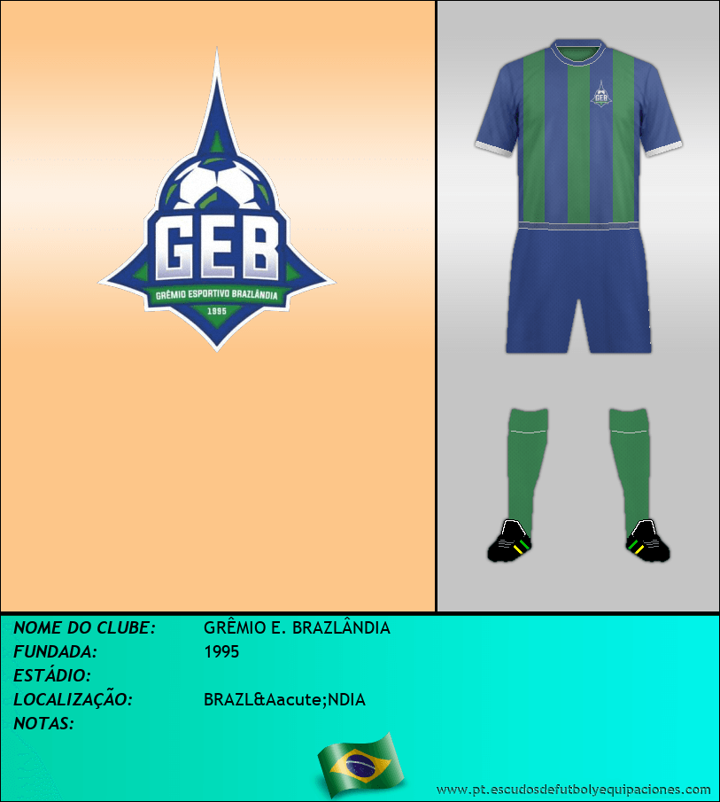 Escudo de GRÊMIO E. BRAZLÂNDIA