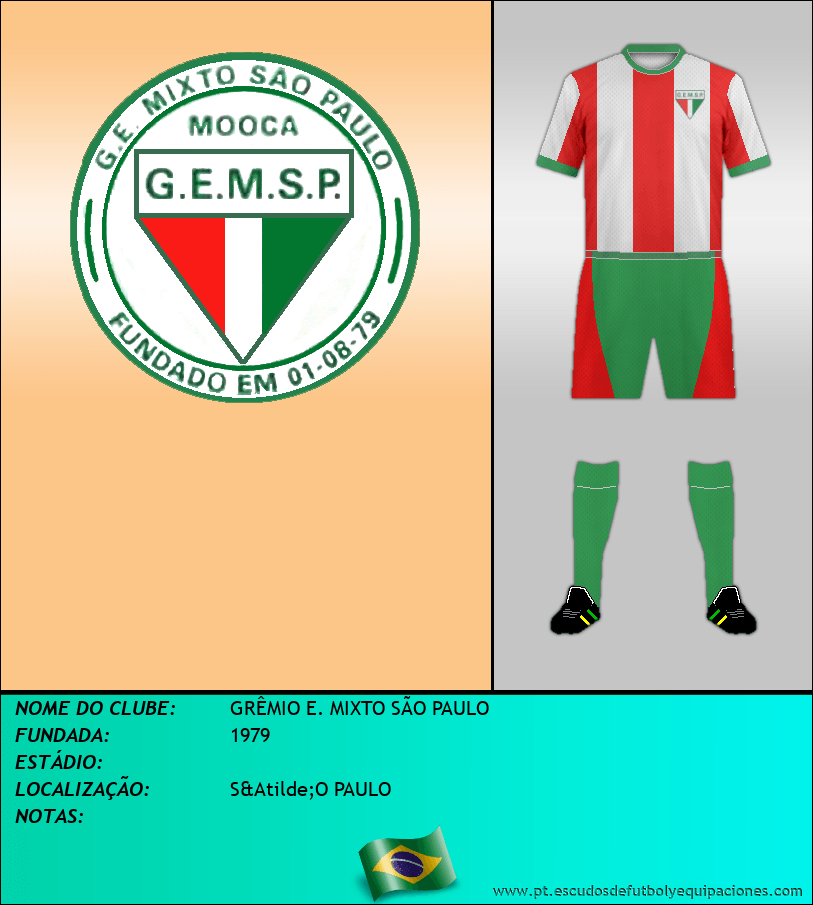 Escudo de GRÊMIO E. MIXTO SÃO PAULO