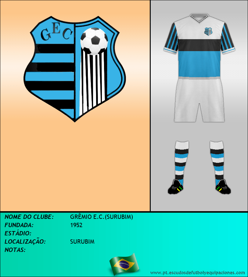 Escudo de GRÊMIO E.C.(SURUBIM)