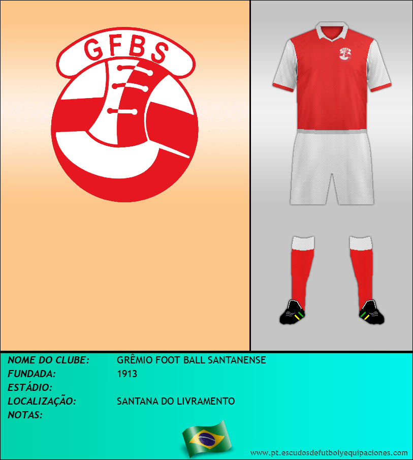 Escudo de GRÊMIO FOOT BALL SANTANENSE