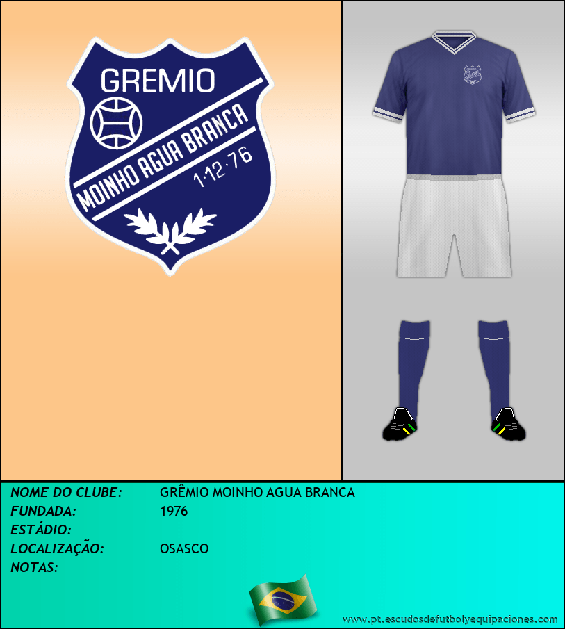 Escudo de GRÊMIO MOINHO AGUA BRANCA