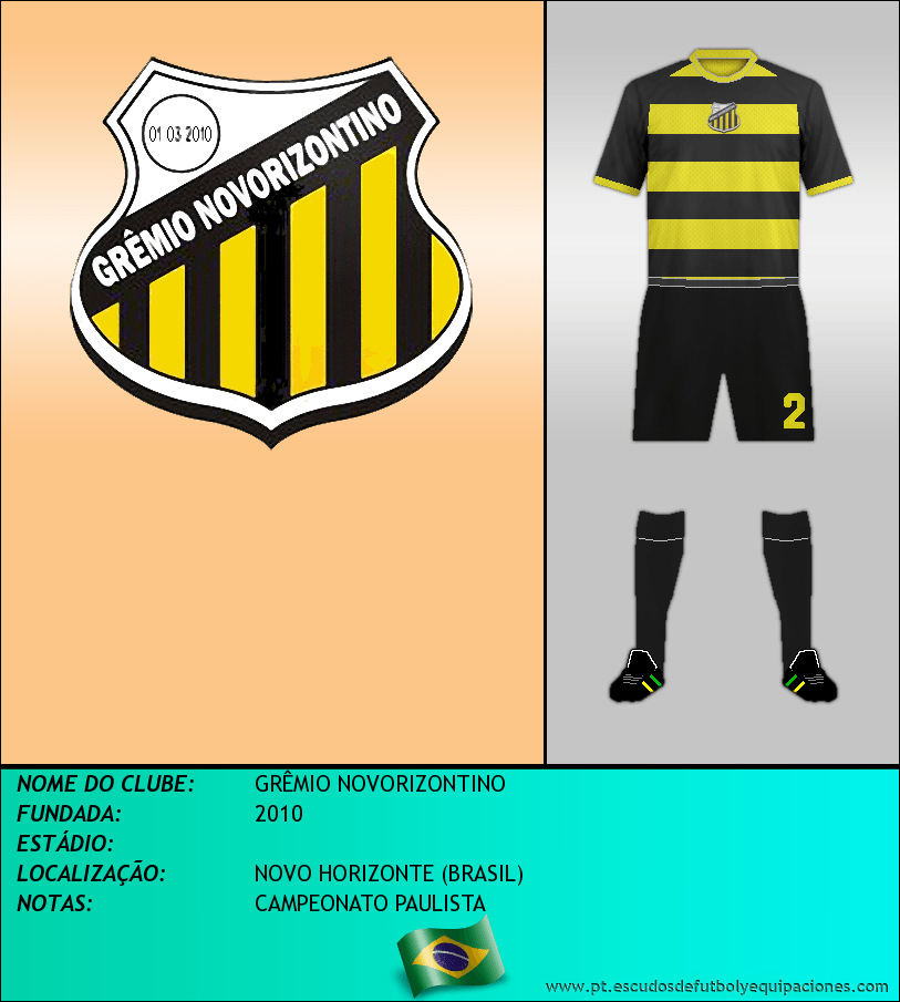 Escudo de GRÊMIO NOVORIZONTINO