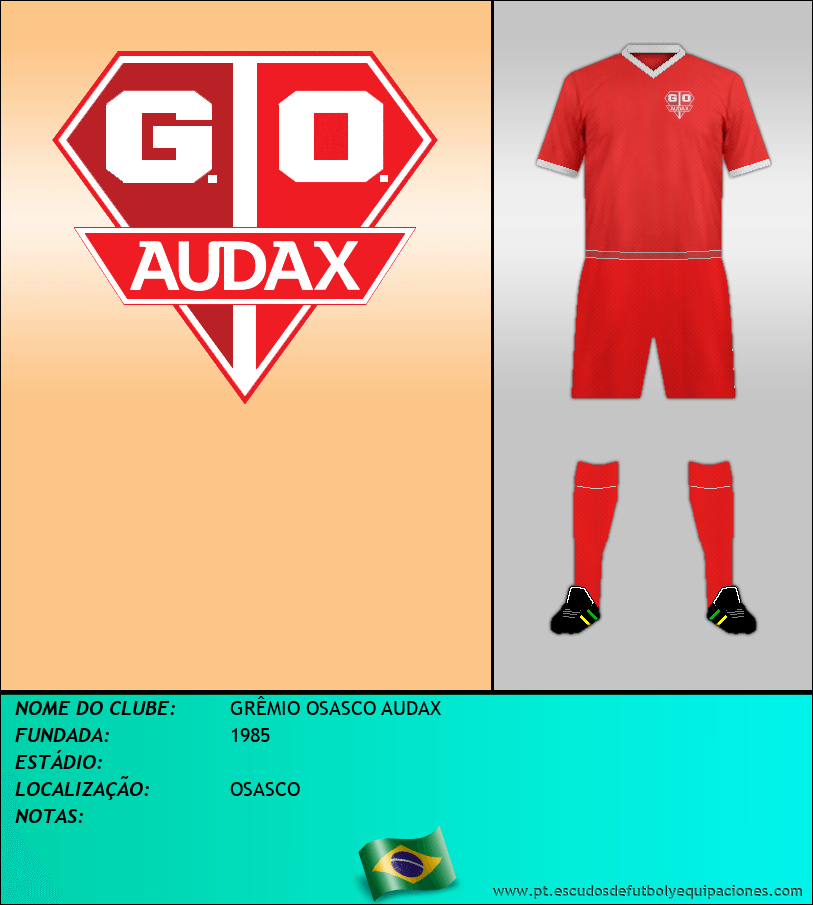 Escudo de GRÊMIO OSASCO AUDAX