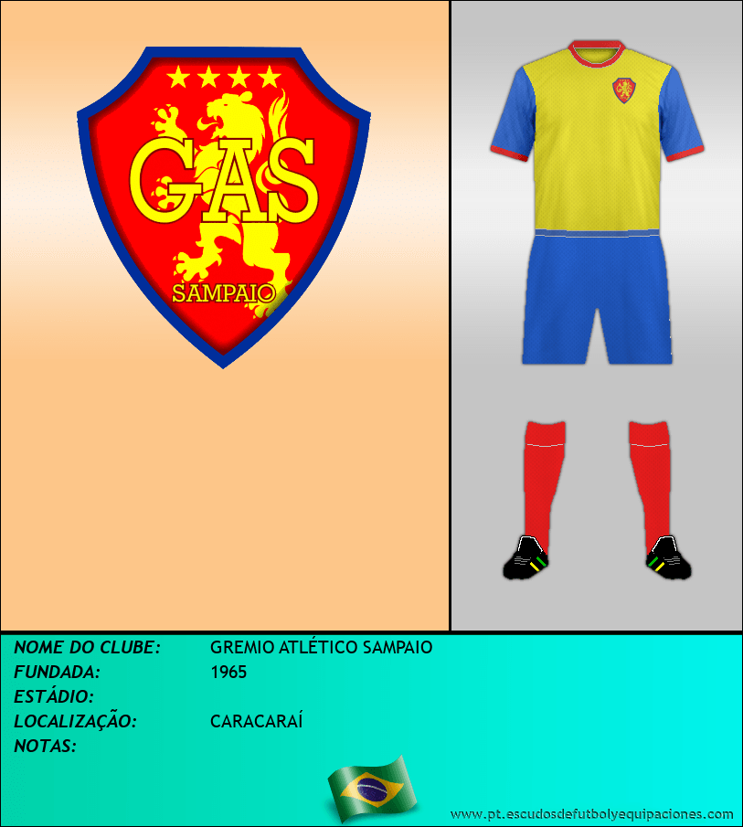 Escudo de GREMIO ATLÉTICO SAMPAIO