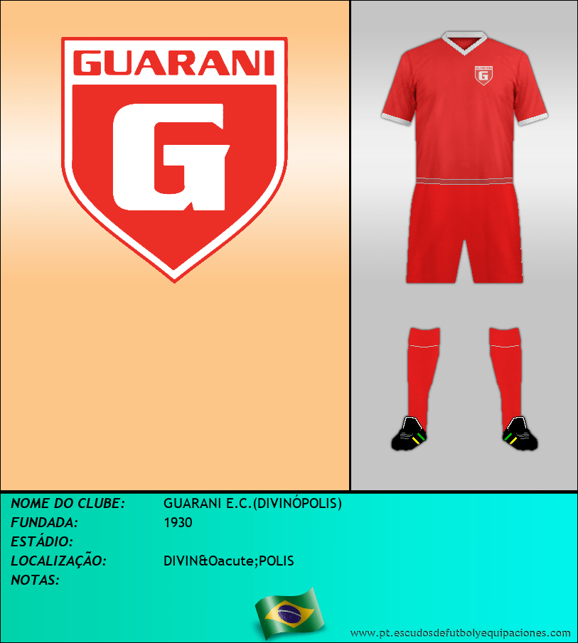Escudo de GUARANI E.C.(DIVINÓPOLIS)