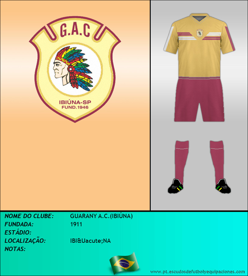 Escudo de GUARANY A.C.(IBIÚNA)