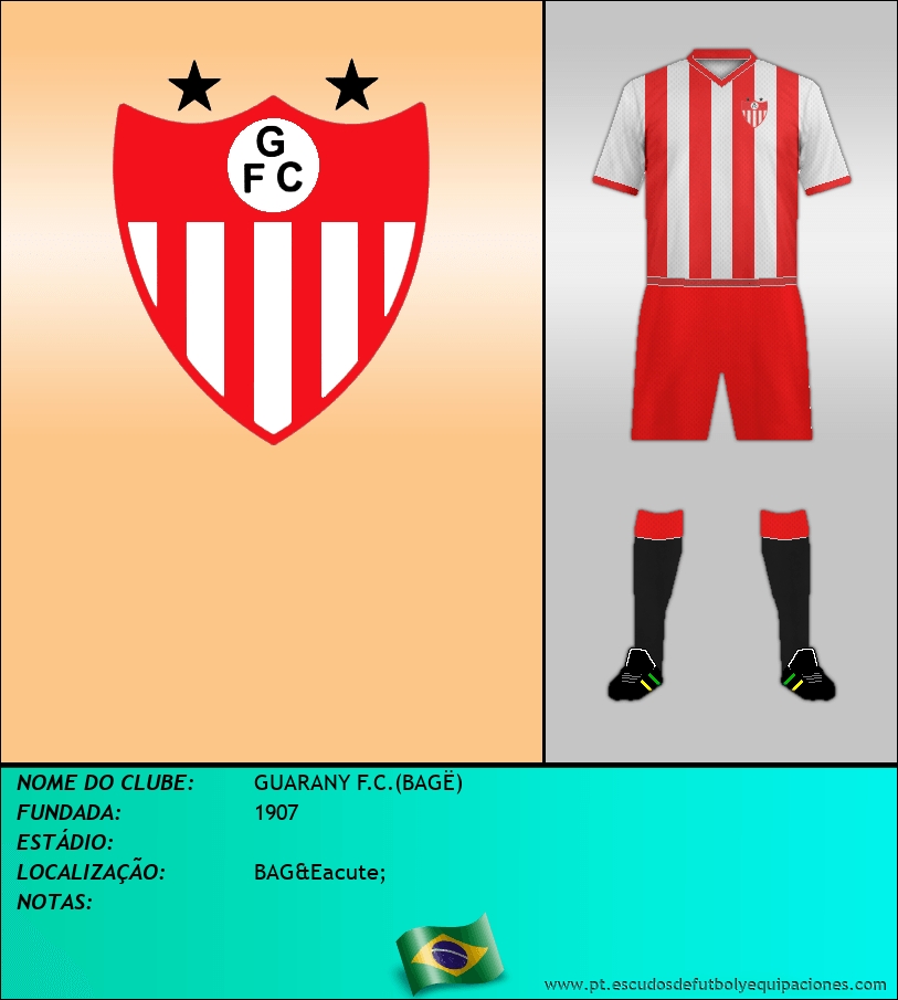 Escudo de GUARANY F.C.(BAGË)