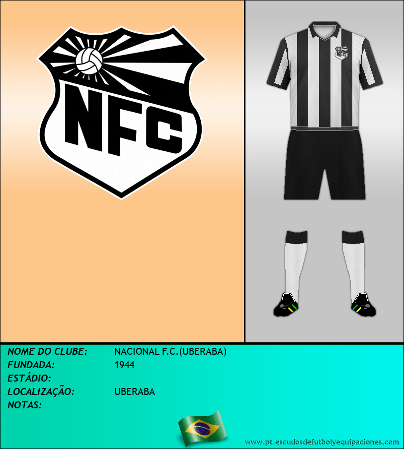 Escudo de NACIONAL F.C.(UBERABA)