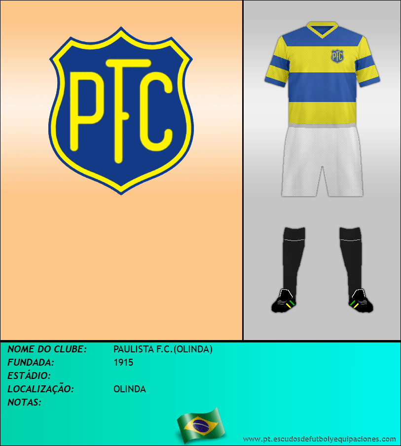 Escudo de PAULISTA F.C.(OLINDA)